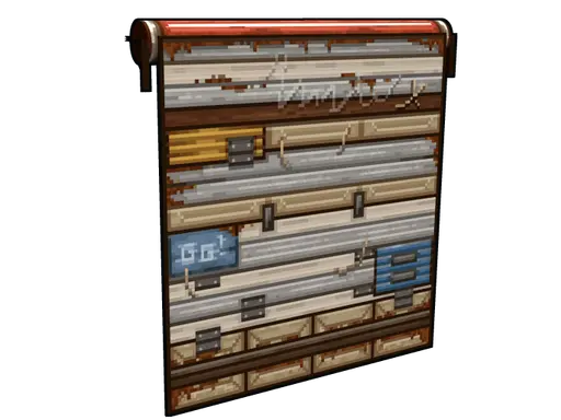 Pixel Garage Door