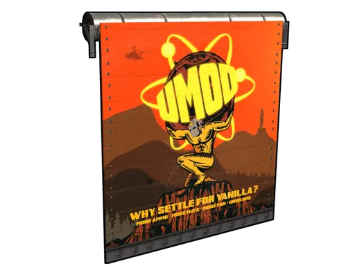 uMod Fundraiser Garage Door
