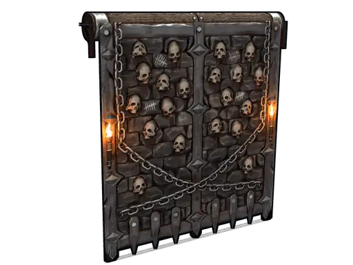 Dungeon Garage Door
