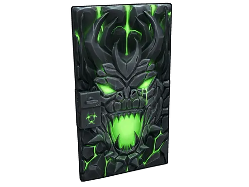 Toxic Dragon Metal Door