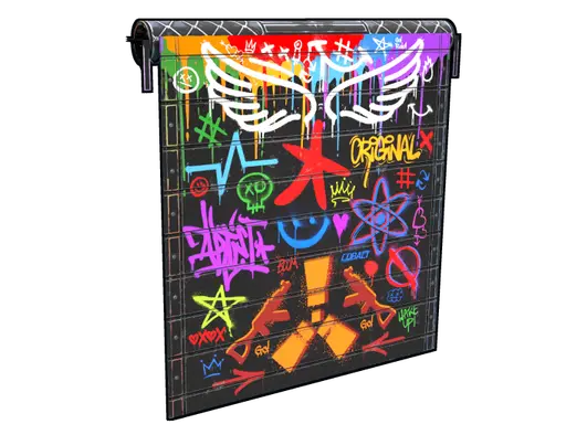 Spraycan Garage Door
