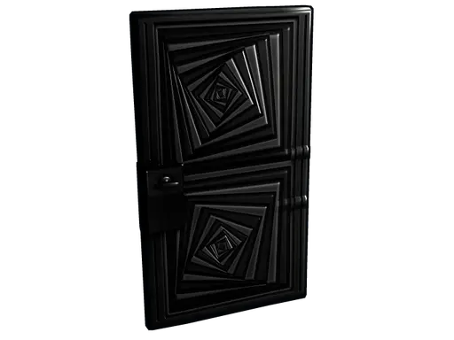 Hypnotic Steel Door