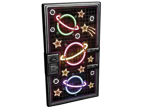 Outer Planets Metal Door
