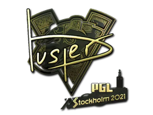 Sticker | buster (Gold) | Stockholm 2021