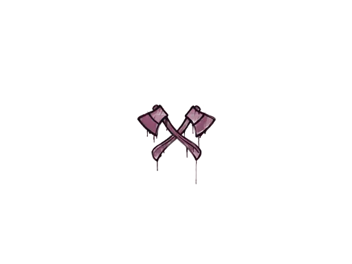 Sealed Graffiti | X-Axes (Princess Pink)