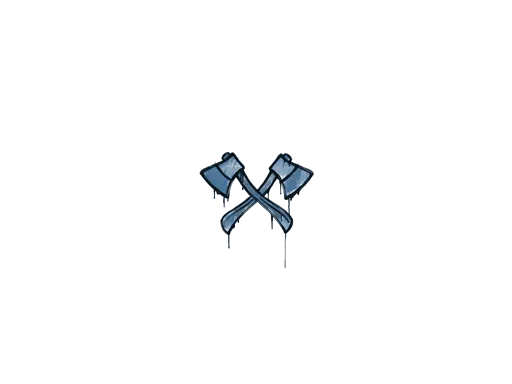 Sealed Graffiti | X-Axes (Monarch Blue)