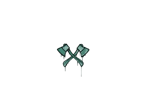 Sealed Graffiti | X-Axes (Frog Green)