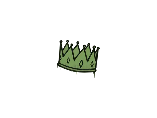 Sealed Graffiti | King Me (Battle Green)
