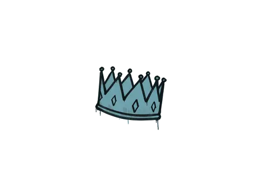Sealed Graffiti | King Me (Wire Blue)