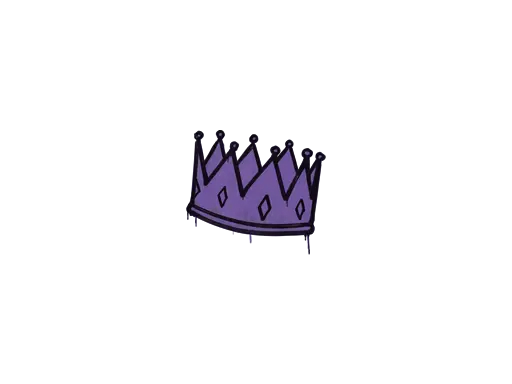 Sealed Graffiti | King Me (Monster Purple)