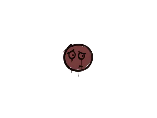 Sealed Graffiti | Worry (Brick Red)