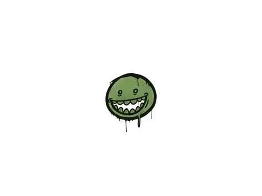 Sealed Graffiti | Mr. Teeth (Battle Green)