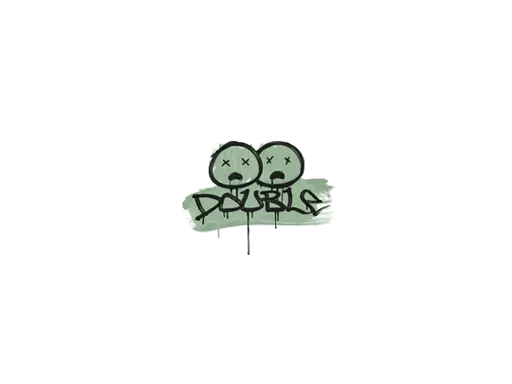 Sealed Graffiti | Double (Cash Green)