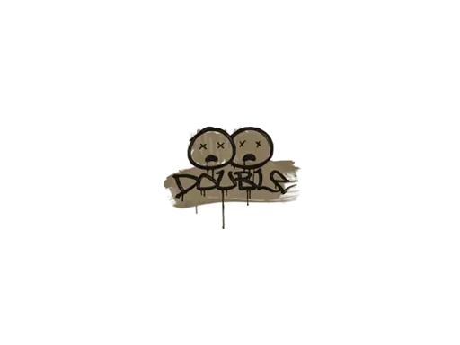 Sealed Graffiti | Double (Dust Brown)