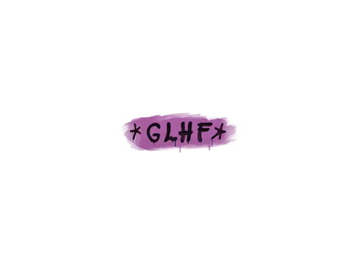 Sealed Graffiti | GLHF (Bazooka Pink)