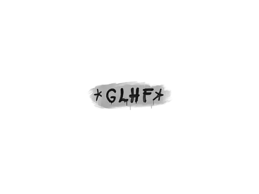Sealed Graffiti | GLHF (Shark White)