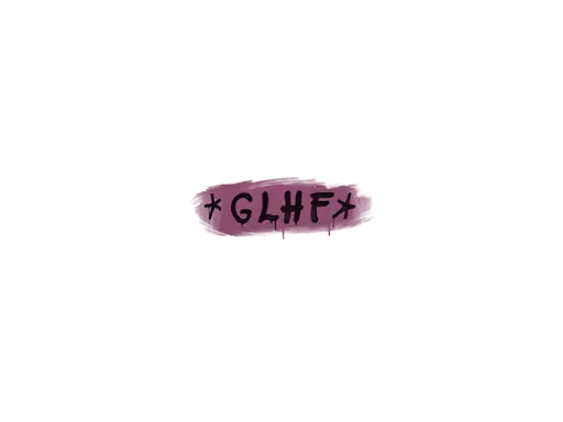 Sealed Graffiti | GLHF (Princess Pink)