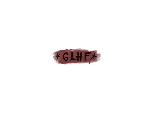 Sealed Graffiti | GLHF (Brick Red)