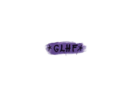 Sealed Graffiti | GLHF (Monster Purple)