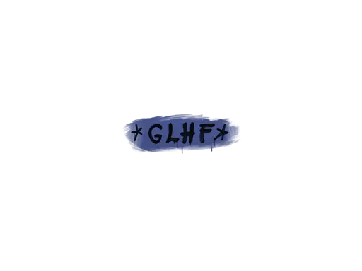 Sealed Graffiti | GLHF (SWAT Blue)