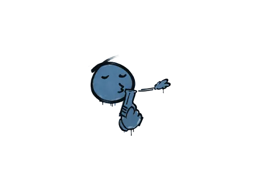 Sealed Graffiti | Quickdraw (Monarch Blue)