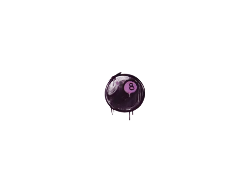 Sealed Graffiti | 8-Ball (Bazooka Pink)