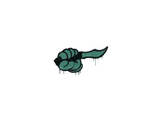Sealed Graffiti | Backstab (Frog Green)