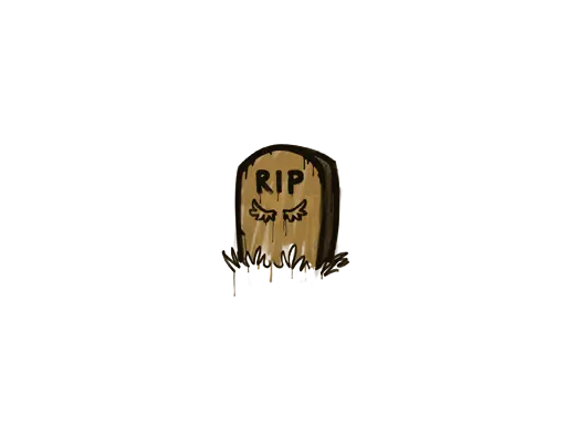 Sealed Graffiti | Tombstone (Desert Amber)