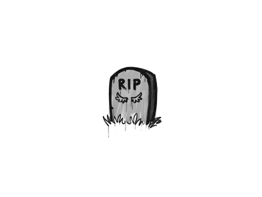 Sealed Graffiti | Tombstone (Shark White)