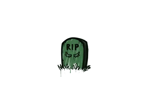 Sealed Graffiti | Tombstone (Jungle Green)