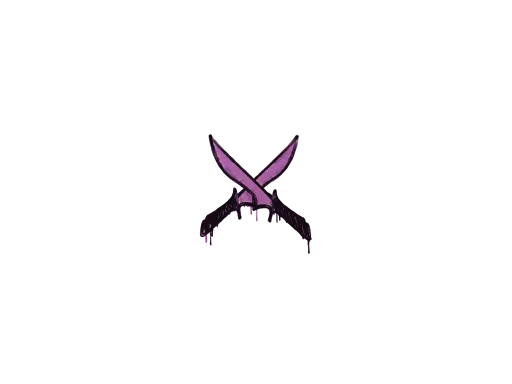 Sealed Graffiti | X-Knives (Bazooka Pink)