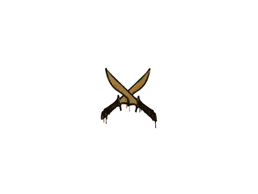 Sealed Graffiti | X-Knives (Desert Amber)