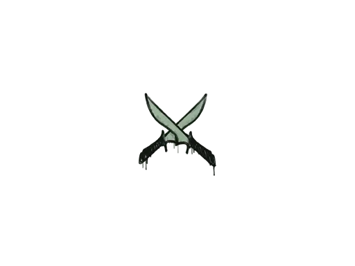 Sealed Graffiti | X-Knives (Cash Green)