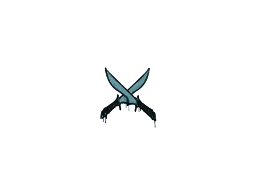 Sealed Graffiti | X-Knives (Wire Blue)