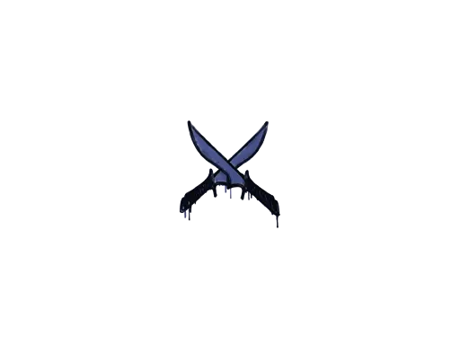 Sealed Graffiti | X-Knives (SWAT Blue)