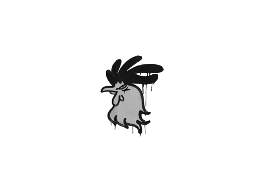 Sealed Graffiti | Cocky (Shark White)