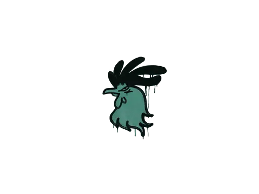 Sealed Graffiti | Cocky (Frog Green)