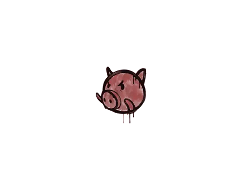Sealed Graffiti | Piggles (Blood Red)