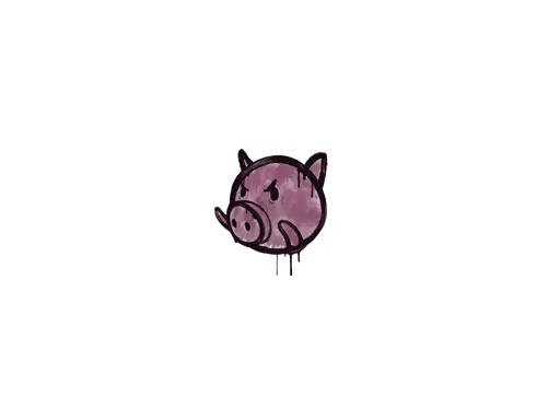 Sealed Graffiti | Piggles (Princess Pink)