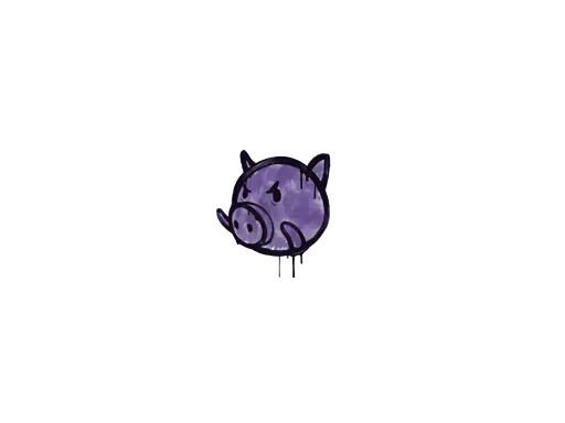 Sealed Graffiti | Piggles (Monster Purple)