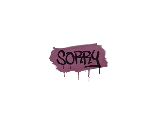 Sealed Graffiti | Sorry (Princess Pink)