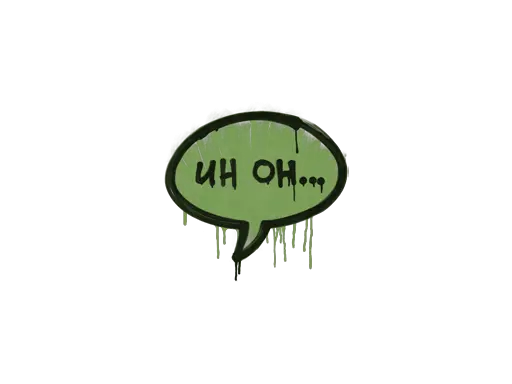 Sealed Graffiti | Uh Oh (Battle Green)