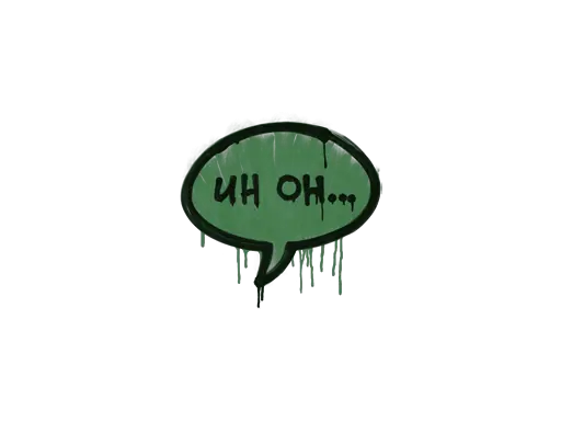 Sealed Graffiti | Uh Oh (Jungle Green)