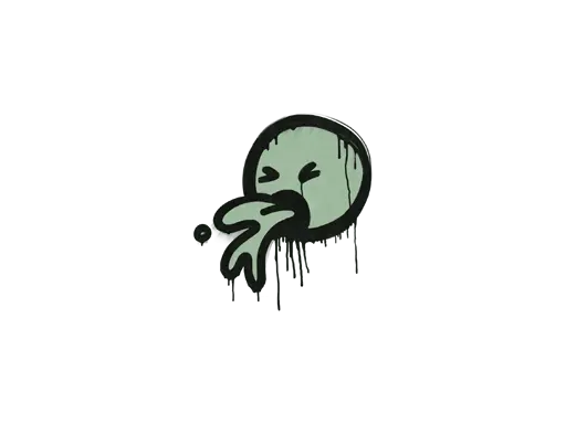 Sealed Graffiti | Puke (Cash Green)