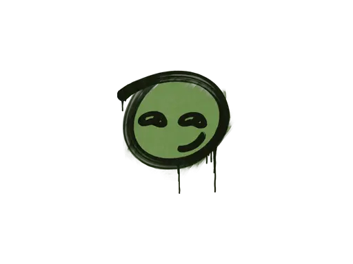 Sealed Graffiti | Smirk (Battle Green)