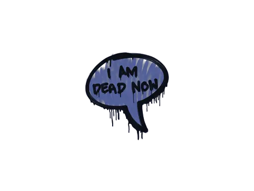 Sealed Graffiti | Dead Now (SWAT Blue)