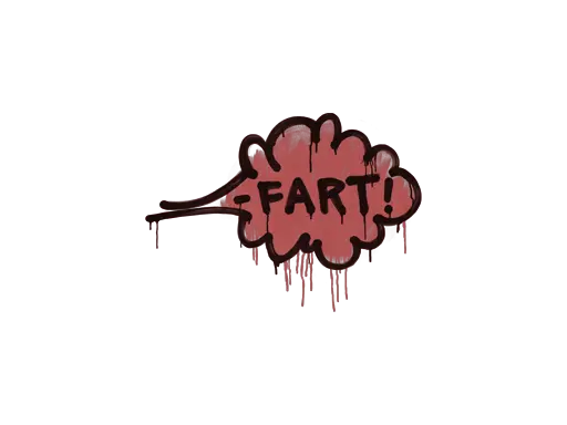 Sealed Graffiti | Fart (Blood Red)