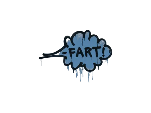 Sealed Graffiti | Fart (Monarch Blue)