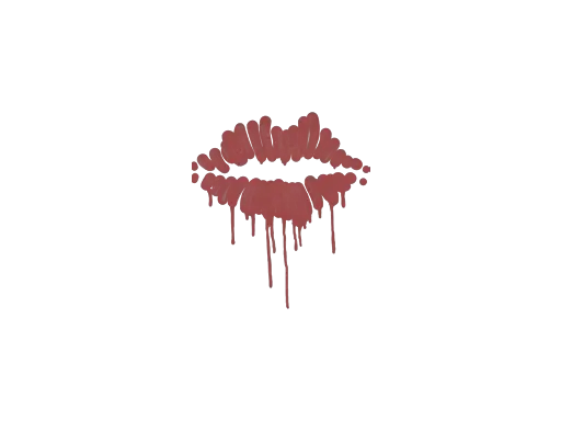 Sealed Graffiti | Kiss (Blood Red)
