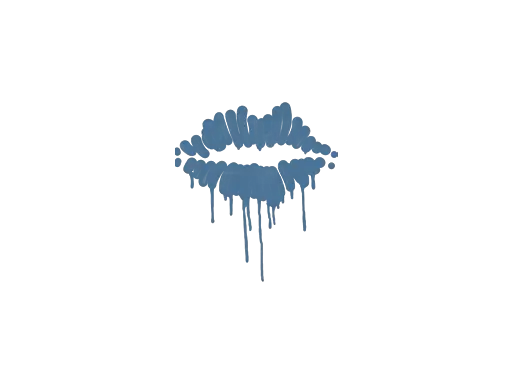Sealed Graffiti | Kiss (Monarch Blue)